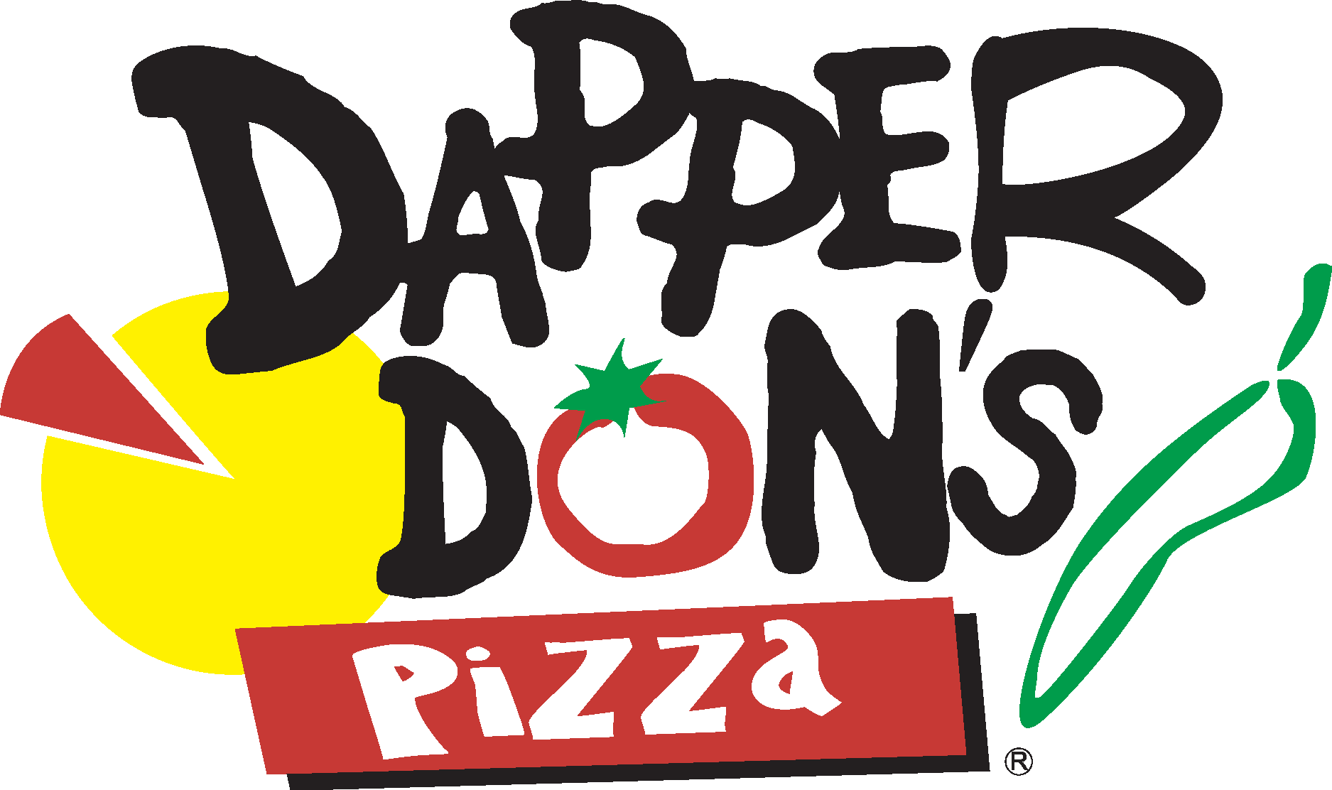 Dapper Don's Pizza Logo Vector Logo